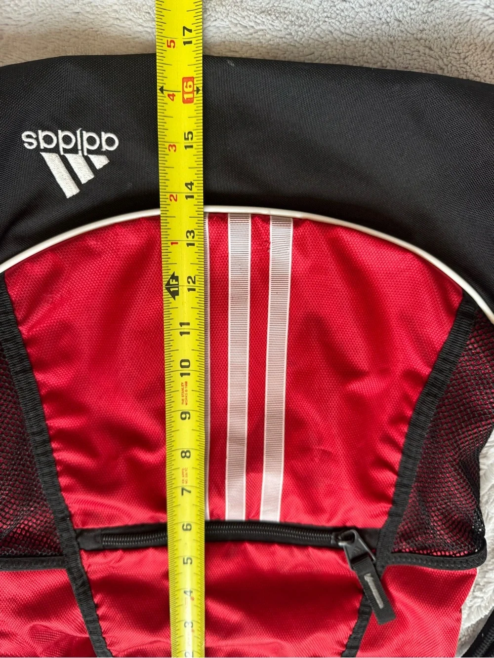 Adidas Alliance II Red Black Drawstring Backpack Sackpack‎ Gym Sports Bag